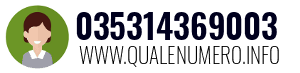 Numero di telefono 035314369003 035314369003