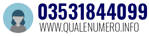 Numero di telefono 03531844099 03531844099