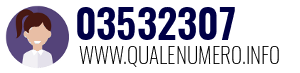 Numero di telefono 03532307 03532307