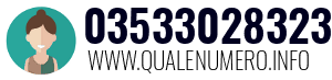 Numero di telefono 03533028323 03533028323