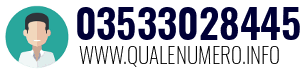 Numero di telefono 03533028445 03533028445