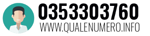 Numero di telefono 0353303760 0353303760