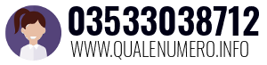 Numero di telefono 03533038712 03533038712