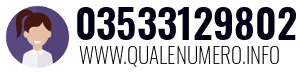 Numero di telefono 03533129802 03533129802