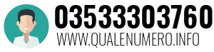 Numero di telefono 03533303760 03533303760