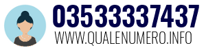 Numero di telefono 03533337437 03533337437