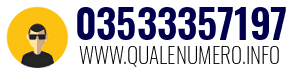 Numero di telefono 03533357197 03533357197