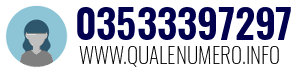 Numero di telefono 03533397297 03533397297