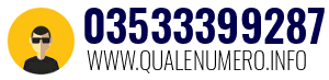 Numero di telefono 03533399287 03533399287