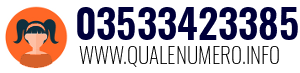Numero di telefono 03533423385 03533423385
