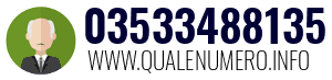 Numero di telefono 03533488135 03533488135
