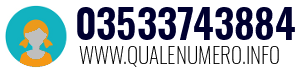 Numero di telefono 03533743884 03533743884