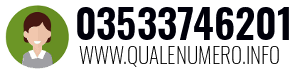 Numero di telefono 03533746201 03533746201