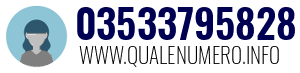 Numero di telefono 03533795828 03533795828