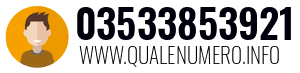 Numero di telefono 03533853921 03533853921