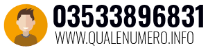 Numero di telefono 03533896831 03533896831