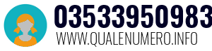 Numero di telefono 03533950983 03533950983
