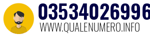 Numero di telefono 03534026996 03534026996