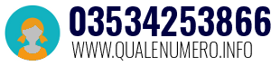 Numero di telefono 03534253866 03534253866
