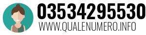Numero di telefono 03534295530 03534295530