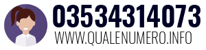 Numero di telefono 03534314073 03534314073