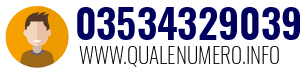 Numero di telefono 03534329039 03534329039