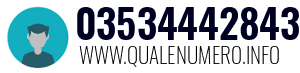 Numero di telefono 03534442843 03534442843