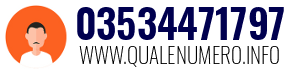 Numero di telefono 03534471797 03534471797