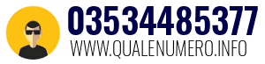 Numero di telefono 03534485377 03534485377
