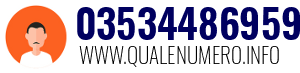 Numero di telefono 03534486959 03534486959
