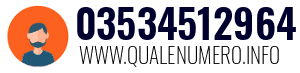 Numero di telefono 03534512964 03534512964
