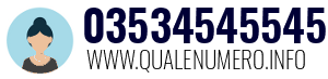 Numero di telefono 03534545545 03534545545