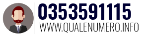Numero di telefono 0353591115 0353591115