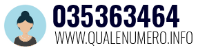 Numero di telefono 035363464 035363464