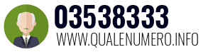 Numero di telefono 03538333 03538333