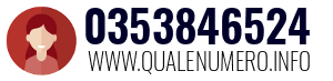 Numero di telefono 0353846524 0353846524