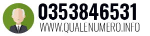 Numero di telefono 0353846531 0353846531