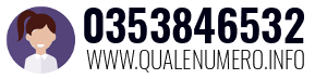 Numero di telefono 0353846532 0353846532