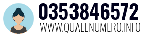 Numero di telefono 0353846572 0353846572