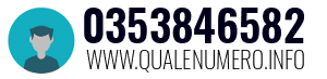 Numero di telefono 0353846582 0353846582