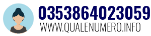 Numero di telefono 0353864023059 0353864023059