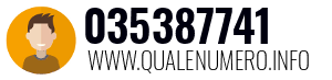Numero di telefono 035387741 035387741