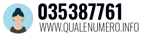 Numero di telefono 035387761 035387761
