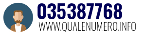 Numero di telefono 035387768 035387768