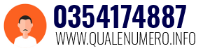 Numero di telefono 0354174887 0354174887