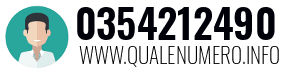 Numero di telefono 0354212490 0354212490