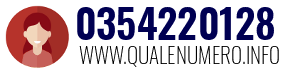 Numero di telefono 0354220128 0354220128