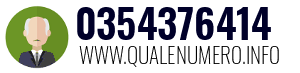 Numero di telefono 0354376414 0354376414