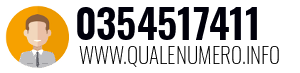 Numero di telefono 0354517411 0354517411