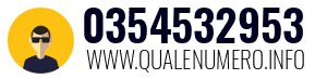 Numero di telefono 0354532953 0354532953